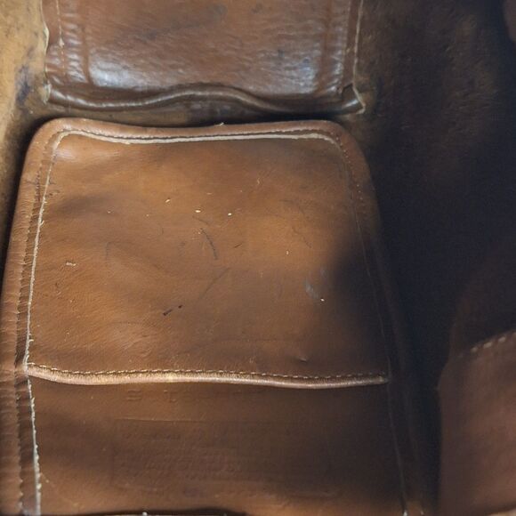 Coach Vintage 9165 Legacy Brown Leather Drawstring Bucket Bag Buckle Purse - Picture 14 of 16